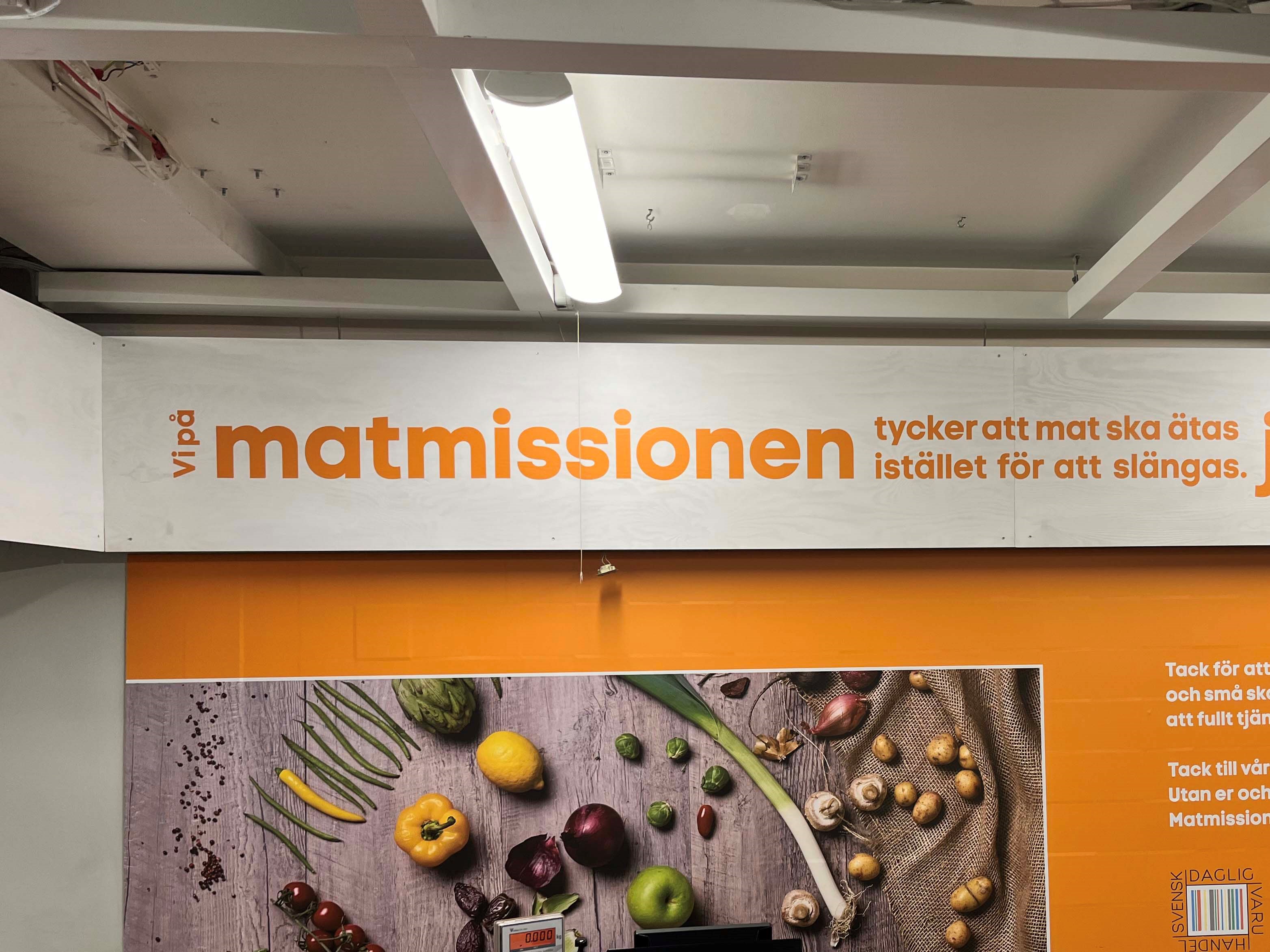 Matmissionen slogan